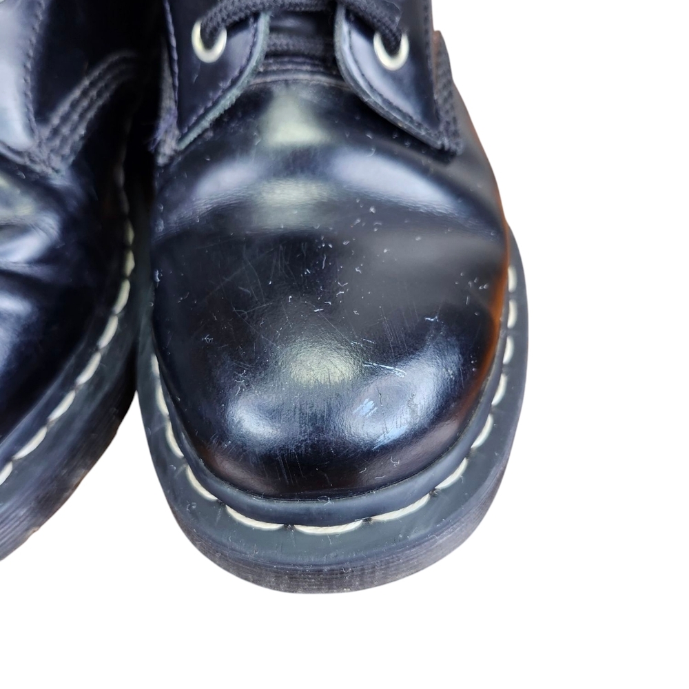Dr. Martens 1460 Lace and Zipper Leather Boots (6USM) - Picture 6 of 14